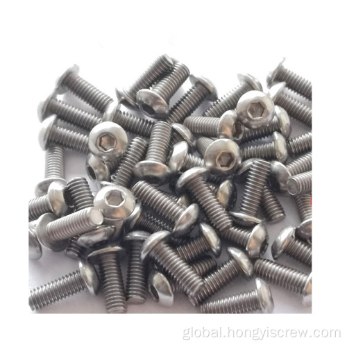 Hex Bolts Cnc ISO7380 Hexagon Socket Button Head Cap Screw Manufactory